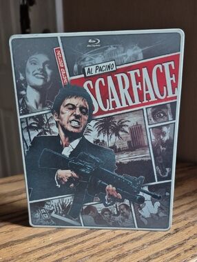 Scarface (Blu-ray) Steelbook – Al Pacino – Red, Black & Gray